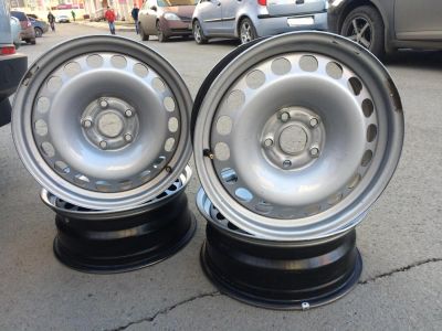 Лот: 7403784. Фото: 1. Диски штанпованные оригинал Volkswagen... Диски