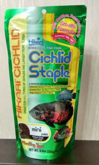 Лот: 10946275. Фото: 1. Корм для цихлид Hikari Cichlid... Корма