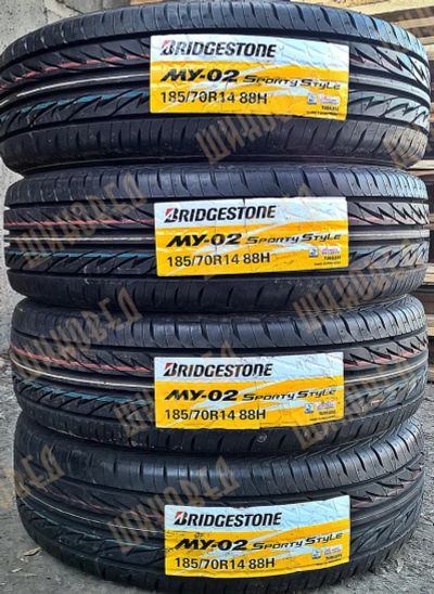 Лот: 7258152. Фото: 1. Шины 185/70 R 14 185/70/14 Bridgestone... Шины