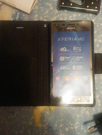 Лот: 4948288. Фото: 1. Sony Xperia M2 обмен на galaxy... Смартфоны