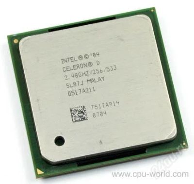 Лот: 793545. Фото: 1. CPU Intel Celeron D 2.4 ГГц/ 256K... Процессоры