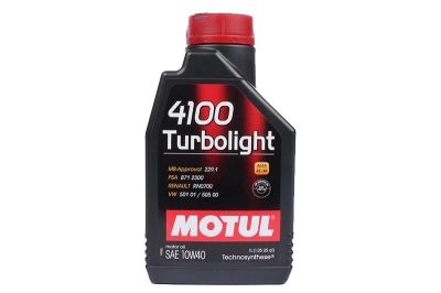 Лот: 16236997. Фото: 1. Масло MOTUL 10W40 4100 Turbolight... Масла, жидкости