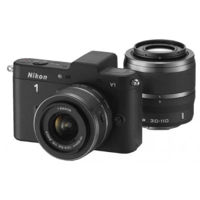 Лот: 3807421. Фото: 1. Цифр.фотоаппарат Nikon 1V1 kit... Цифровые зеркальные