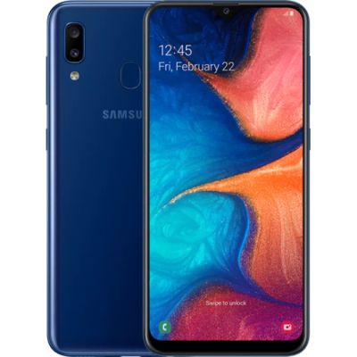 Лот: 15881738. Фото: 1. Samsung Galaxy A20 3/32gb Синий... Смартфоны