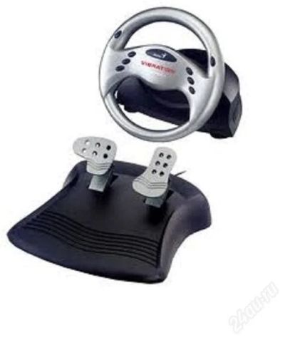 Лот: 1762990. Фото: 1. Руль и педали Genius Speed Wheel... Рули, джойстики