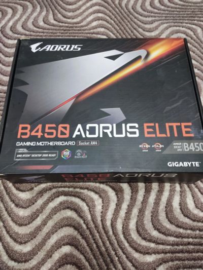Лот: 18272360. Фото: 1. Материнская плата Gigabyte B450... Материнские платы