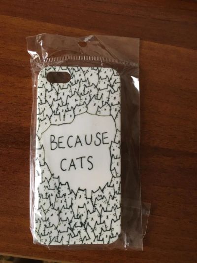 Лот: 7287095. Фото: 1. Клип-кейс because of cats для... Чехлы, бамперы
