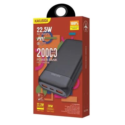 Лот: 22142974. Фото: 1. Power Bank KAKUSIGA KCS-888 20000mAh... Внешние, портативные аккумуляторы для смартфонов (Power bank)