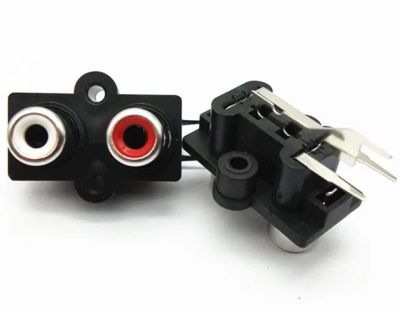 Лот: 21577143. Фото: 1. Разъем RCA (1*2RCA в одном корпусе... Разъёмы