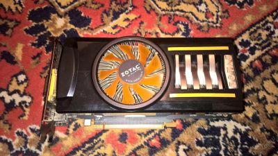 Лот: 5670960. Фото: 1. Полу-рабочая ZOTAC GeForce GTX... Видеокарты
