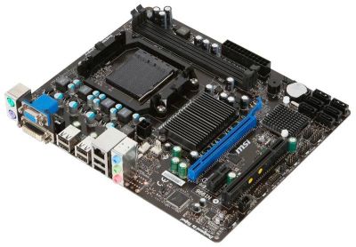 Лот: 12521394. Фото: 1. MSI 760GM-P23 FX (AM3+, AMD760G... Материнские платы