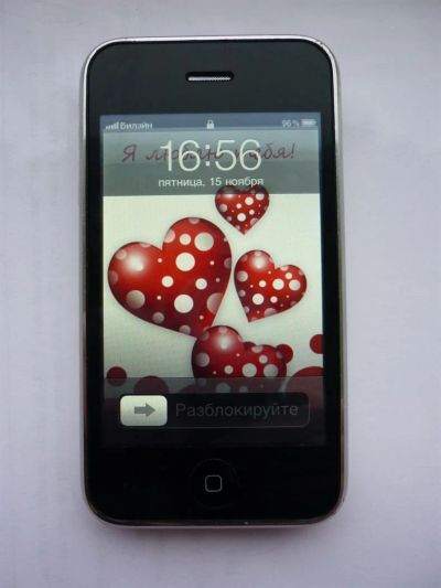 Лот: 3403149. Фото: 1. Apple Iphone 3GS 16gb Белый с... Смартфоны