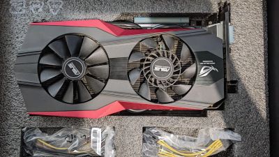 Лот: 20931483. Фото: 1. Видеокарта Asus rog gtx 980. Видеокарты