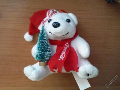 Лот: 1265793. Фото: 1. Мишка новогодний от компании Coco-Cola... Красноярск