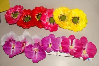 Лот: 897360. Фото: 1. орхидейки по 100р. Заколки, вееры, расчёски