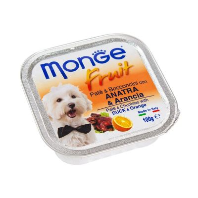 Лот: 10400289. Фото: 1. корм Monge Fruit Для Собак Паштет... Корма