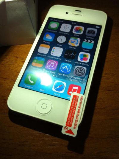 Лот: 4211042. Фото: 1. Apple iPhone 4S 16GB Белый, SimFree... Смартфоны
