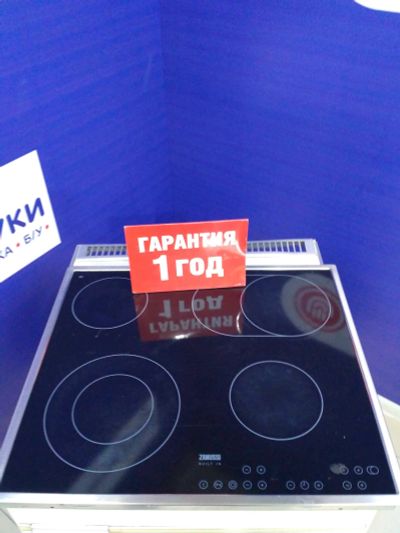 Лот: 14834086. Фото: 1. Варочная панель электрич. zanussi... Плиты, духовые шкафы, варочные поверхности