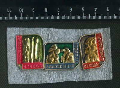 Лот: 9224798. Фото: 1. 1(№3277) значки Красноярские столбы... Памятные медали