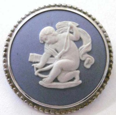 Лот: 5854393. Фото: 1. Брошь камея Амур Wedgwood Веджвуд... Броши