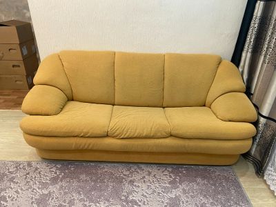Лот: 25729935. Фото: 1. Диван б/у (ш225*гл95*в87). Диваны