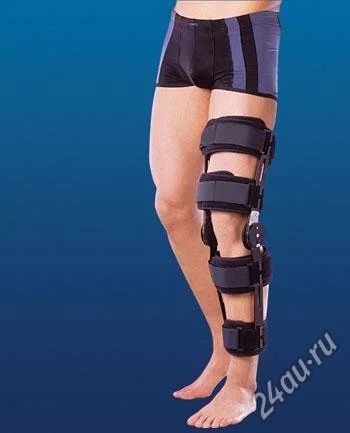 Лот: 1710668. Фото: 1. ортез на коленный сустав с биомеханическим... Антисептики, защитные средства, медицинские маски