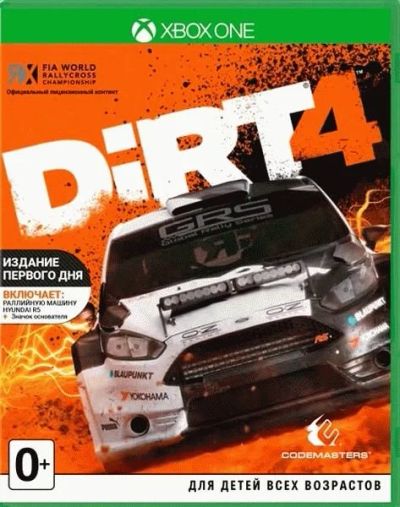 Лот: 13350663. Фото: 1. DIRT 4 Издание первого дня [Xbox... Игры для консолей