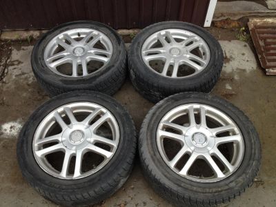 Лот: 4459804. Фото: 1. Диски R16 + Липучка Dunlop 205... Шины на дисках