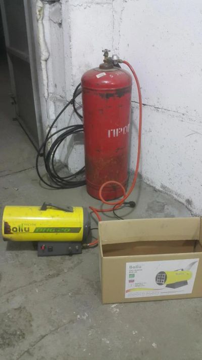 Лот: 8815707. Фото: 1. Газовая пушка Ballu BHG-20 + баллон. Обогреватели бытовые