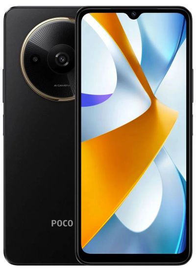 Лот: 24947412. Фото: 1. Смартфон POCO C61 4Гб 128Гб Black... Смартфоны