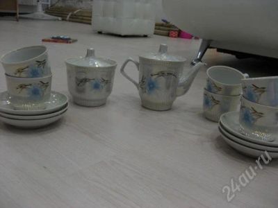 Лот: 565325. Фото: 1. Чайный сервиз на 6 персон. Сервизы, наборы посуды
