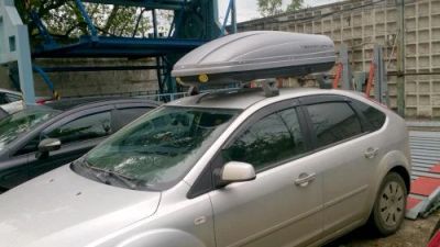 Лот: 9996503. Фото: 1. Багажный бокс на крышу литров... Багажники, боксы, фаркопы