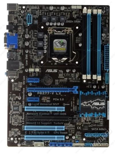 Лот: 1862543. Фото: 1. LGA1155 P8Z77-V LX Z77. Материнские платы