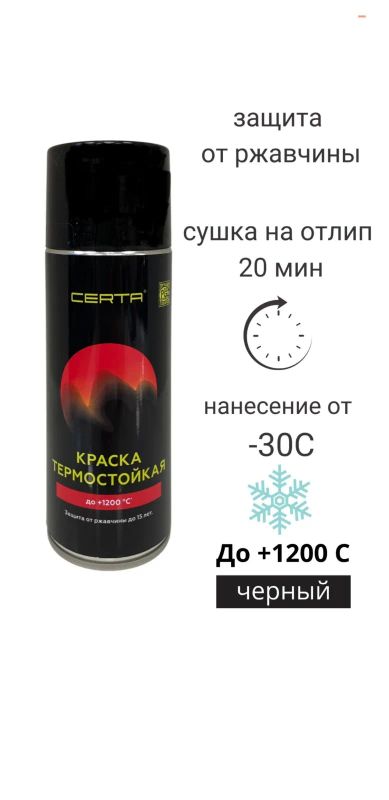 Лот: 20763099. Фото: 1. Термостойкая краска до +1200. Краски, лаки, растворитель