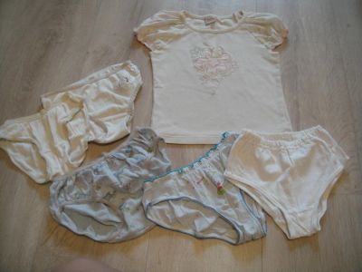 Лот: 8043853. Фото: 1. Футболка и трусики одним лотом. Нижнее белье