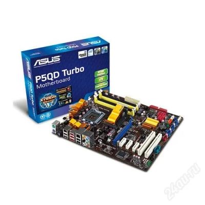 Лот: 2554115. Фото: 1. ASUS P5QD TURBO (BOX). Материнские платы