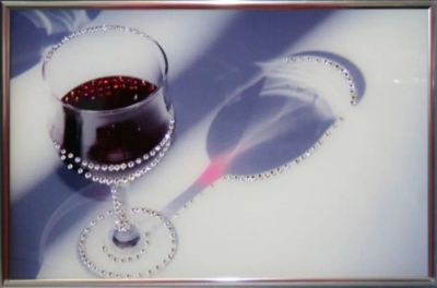 Лот: 21291149. Фото: 1. Картина Бокал вина с кристаллами... Произведения