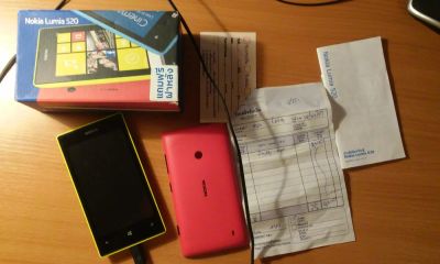 Лот: 4666619. Фото: 1. Продам смартфон Nokia Lumia 520... Смартфоны