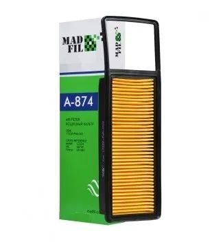 Лот: 20556161. Фото: 1. Фильтр воздушный A-874 Madfil. Расходные материалы