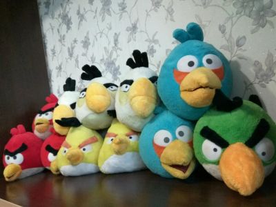 Лот: 11611984. Фото: 1. Angry birds злые птицы. Мягкие