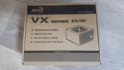 Лот: 18888814. Фото: 1. Блок питания 650W AeroCool VX-650. Корпуса, блоки питания