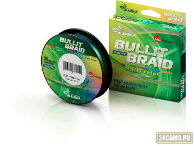 Лот: 13029234. Фото: 1. Леска плетеная Bullit Braid "Multi... Леска, блесны, крючки, мормышки
