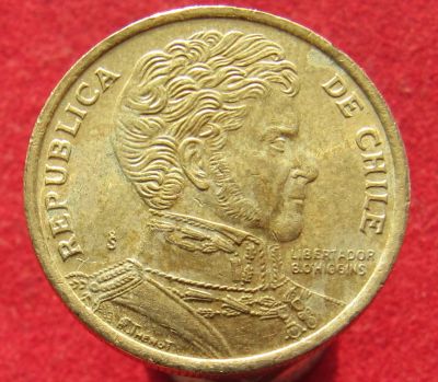Лот: 15526366. Фото: 1. Чили 10 песо, 2010г. Остальные страны