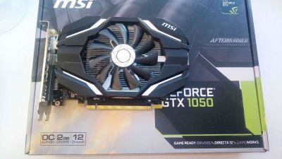 Лот: 16037240. Фото: 1. Видеокарта MSI GTX 1050 OC 2G... Видеокарты