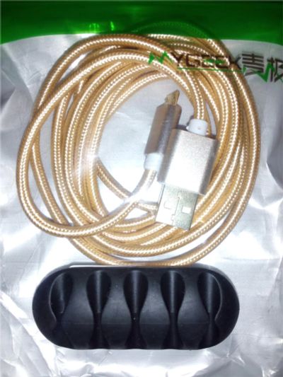 Лот: 11313816. Фото: 1. провод кабель micro USB плетеный... Дата-кабели, переходники