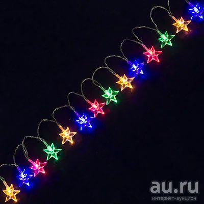 Лот: 12779874. Фото: 1. Гирлянда, 1,5м, 15LED, насадки... Гирлянды, шарики, новогодние аксессуары