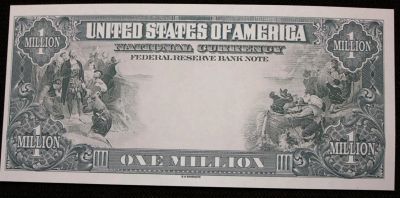 Лот: 19122205. Фото: 1. Миллион США (купюра-сувенир). Сувенирные мелочи