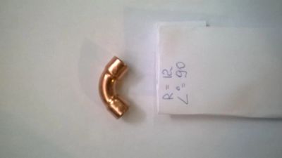 Лот: 5239634. Фото: 1. угол медный 12. Фитинги, подводка