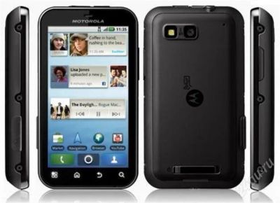 Лот: 1236211. Фото: 1. Motorola Defy (black). Смартфоны