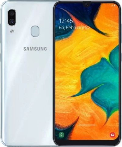 Лот: 13414157. Фото: 1. Samsung Galaxy A30 Белый 2019... Смартфоны